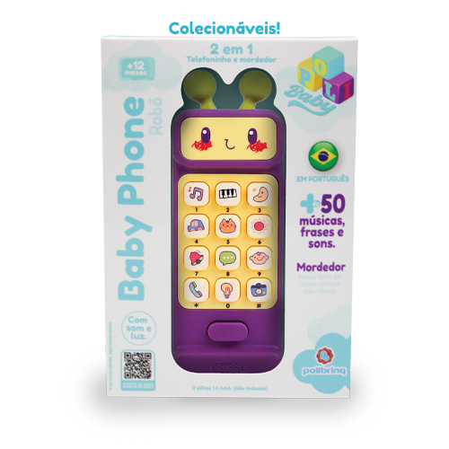 Baby Phone Embalagem Robô BB035