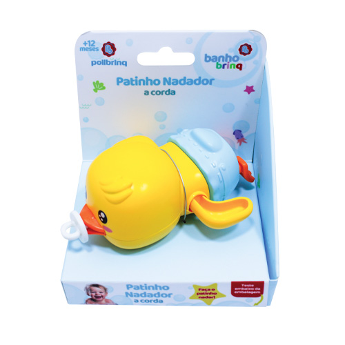 Patinho Nadador a corda embalagem BB3008