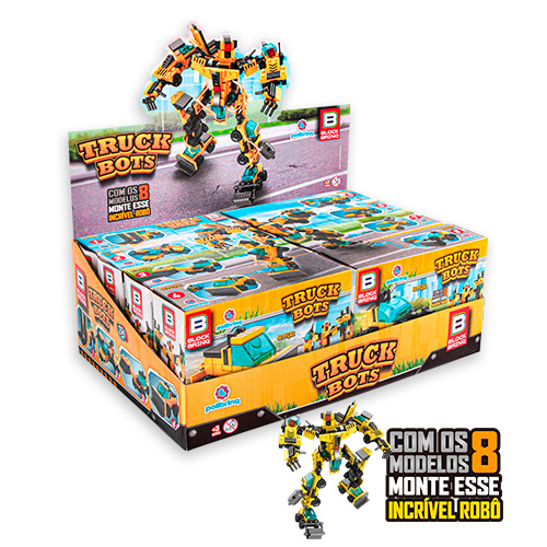 Truck Bots 2 em 1 Emabalagem Display BM037